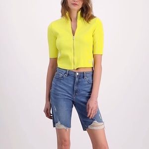 Calvin Klein Jeans Zip cropped top